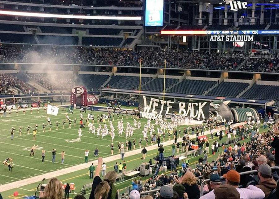 The Timberwolves made their second appearance in three years at the Texas High School State Football Championships at AT&T stadium in Arlington on Dec. 19. They fell short of the win 38-35 to Ennis.