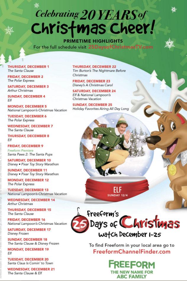 ABC Family 25 Days of Christmas Schedule The Wolfpack