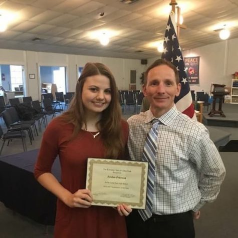 Jordy Peterson is Awarded Sophomore of the Year