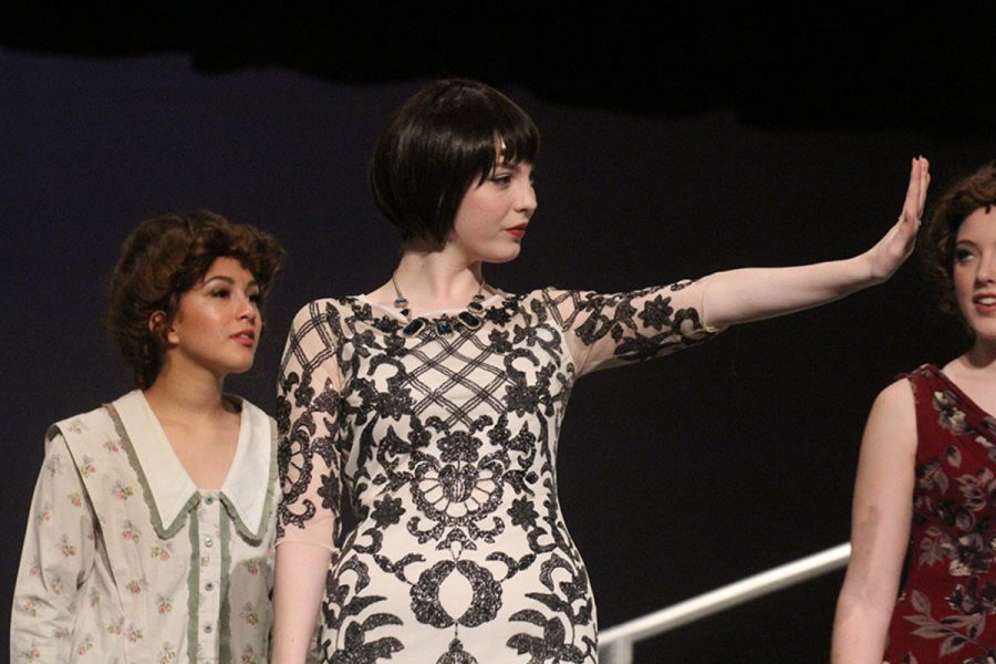 Abby Holtfort performing at the dress rehearsal for Funny Girl on Nov. 29. Photo by: Katelyn Tschoerner