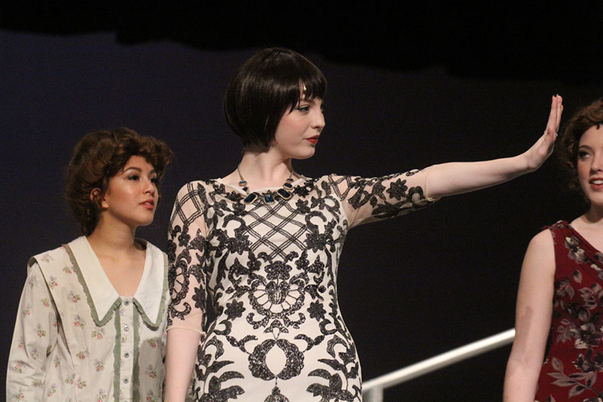 Abby Holtfort performing at the dress rehearsal for Funny Girl on Nov. 29. Photo by: Katelyn Tschoerner