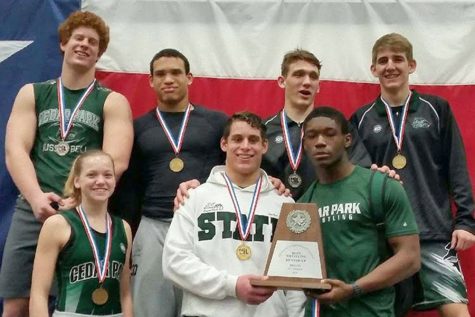 State qualifiers were Levi Russo-Bell, Ben Russo-Bell, Jacob Munoz, Ethan Forbes, Hampton Jenschke, Chigozie Onyia and Cassie King.