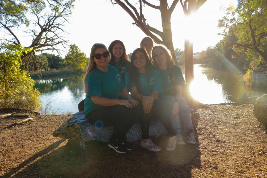 Photography club officers and sponsor pose at Brushy Creek Park during their community service event. Senior club officer Cally Hall said she found the opportunity very enriching. “It was rewarding to take the family photos, I enjoyed knowing that I was a part of making sure these families have memories to cherish forever,” Hall said. “I was afraid I would be shy or awkward taking photos of people I don’t really know, but it went a lot more smoothly than I anticipated and was actually pretty fun.”