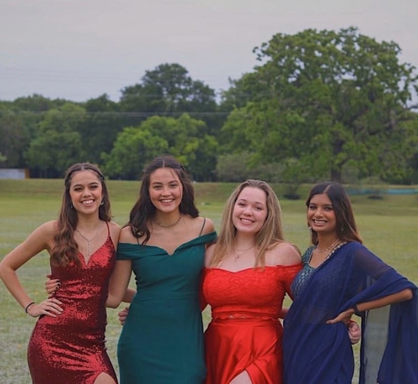 Kar poses for a picture with her friends during their alternative senior prom. “It was very different because obviously it wasn’t with everyone from school,” Kar said. “But, that made it feel a lot more personal and I feel like I’ll honestly remember it so much more than I would have if it was normal prom.“