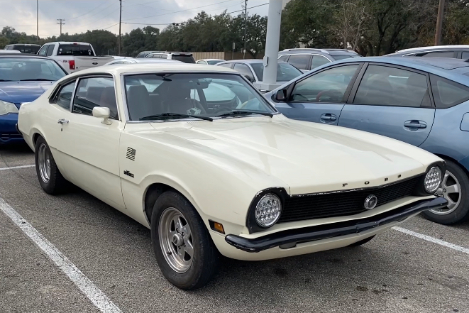 One of the few stick vehicles in the school parking lot, senior Alex Trebilco’s 1970 Ford Maverick is a restoration project he worked on with his dad. He and his father have worked on cars together for all of Trebilco’s life, and have several finished projects because of it. “[My favorite memory with my car is] honestly just cruising with my dad in his truck and my car,” Trebilco said. “Both of the [cars] are restored. He did the truck and we did the Maverick, so it’s cool to roll down in two cars that we made run together.”