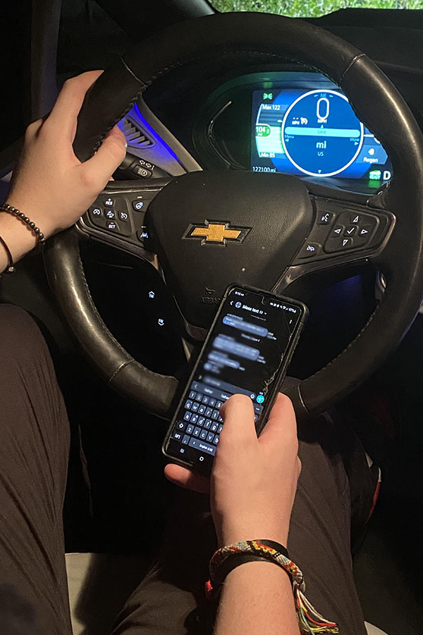 In order to hide their phone from other people, they will lower their hand and place it near the steering wheel. At night, people sometimes lower their brightness just so others can’t tell whether they are really on it or not. Even though people have come up with many different ways to text and drive, the fact that there are different ways is just depressing.
