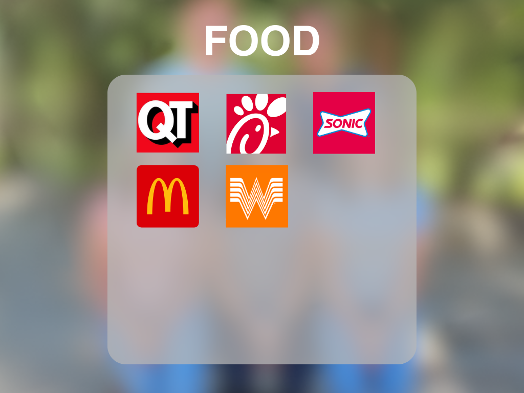 To combat the growing price on fast food, my family uses fast food apps. There are five apps we use the most: QuikTrip, Sonic, Chick-fil-A, McDonalds and Whataburger. 