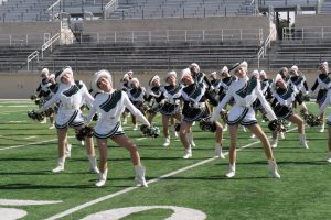 The Celebrities dance team showcases their performance to "Lips are Movin'" on the field of Gupton Stadium on Nov. 13. The dancers competed in the Texas Dance Education Association’s Dance/Drill Team​ Fall Assessment and earned a Division One ranking. "Celebs is definitely worth all the hard work," senior Sofia De Leon said. "It's very fun, has good performances and I love it every single year, despite the fact that it is mentally challenging sometimes, it's all worth it overall."
 