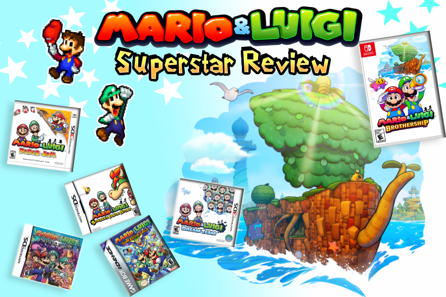 The Spin off series Mario and Luigi are RPGs that take the 2D platforming formula of Super Mario Games and turn it into a top down platformer packed with action, comedy and a huge personality. They put the Mario cast in the most bizarre locations you could imagine and do really creative things with the concept of each game. Thumbnail by Sebastian Farias.