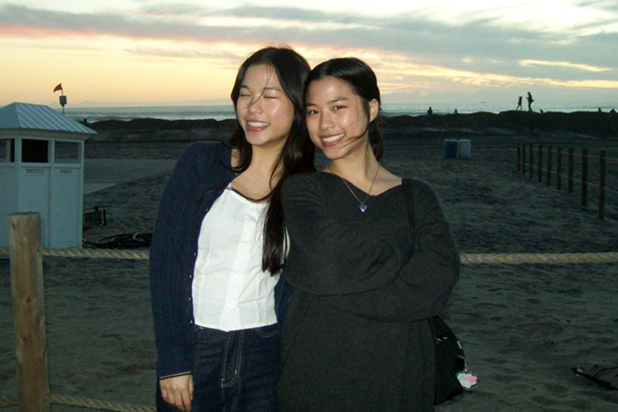 Smiling for the camera, seniors Jen and Rose Nguyen pose together for a photo while on vacation in San Diego. Jen and Rose have served as officers for multiple honor societies, started self-led initiatives and tutored other students for years. “I wasn’t always this involved,” Rose said. “People who used to know me in elementary school or even middle school would probably describe me as ‘the quiet girl’. Now that I’m in high school, I became involved in all of these clubs and took that leap. Talking to different people from all different backgrounds [has caused me to] grow so much.”
Photo courtesy of Jen Nguyen