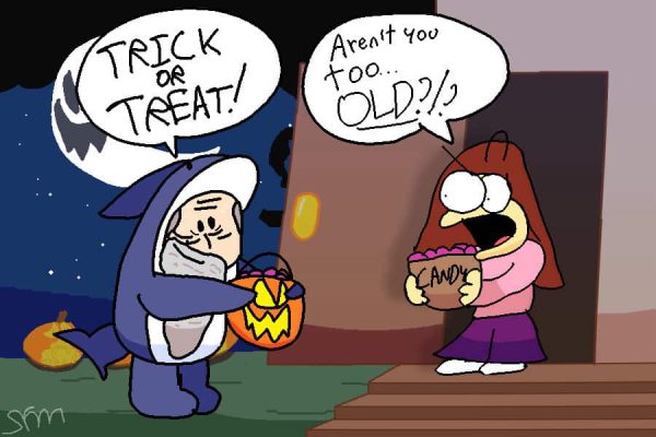 Halloween is coming up, teenagers are going home, dressed up and are getting ready to go to bed. At the age of 14-17, teenagers in high school believe they’re too old to trick-or-treat, and choose to either go out and party or skip Halloween entirely. I’m going to go trick-or-treating with my friends as Puss in Boots from the movie “Shrek”, and I will be discussing why I believe we are not too old to trick-or-treat, and why if you want to, you shouldn’t be ashamed of doing so.