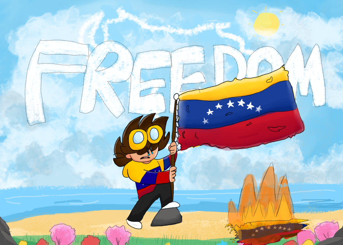 On Jan. 3,  the United States captured Nicolas Maduro, former president and dictator of Venezuela, resulting in countless memes and online videos questioning the legality of his capture, as well as videos of people protesting for his freedom. While it may seem like those protesting have good intentions, as a Venezuelan citizen, I feel like everyone is confused whether to be happy for us or not. I was pondering on the best way to let people know that Venezuelans are celebrating Maduro’s capture, and I figured telling them my story should be enough. 