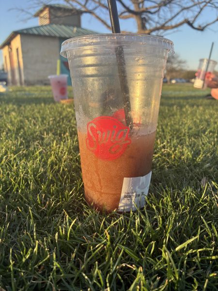 On March 1, I drove to Swig around 4 p.m. with a couple of friends. Swigs' location is on Anderson Mill Road, near Highway 183, which is only 14 minutes away from where I live. I decided to get the “Raspberry dream” Drink which consists of a base of Dr. Pepper, mixed with raspberry puree and coconut cream, and is known for its creamy, sweet, and tropical flavor. 